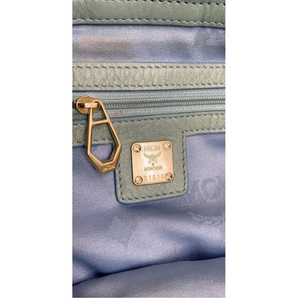 Authentic MCM 2-Way Embossed Shoulder/Handbag - Picture 9 of 14